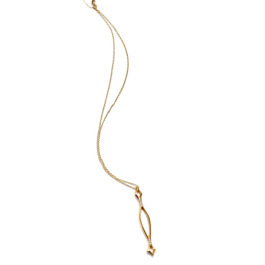 gold touchstone diamond pendant necklace