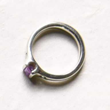 palladium tourmaline ring